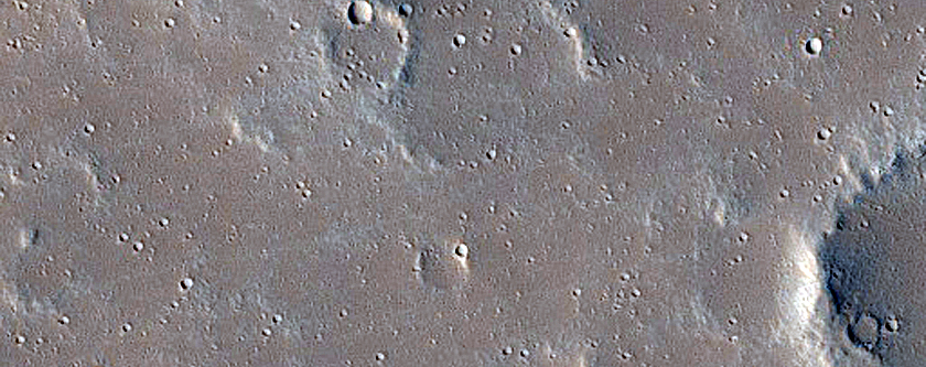 Channels Southwest of Albor Tholus
