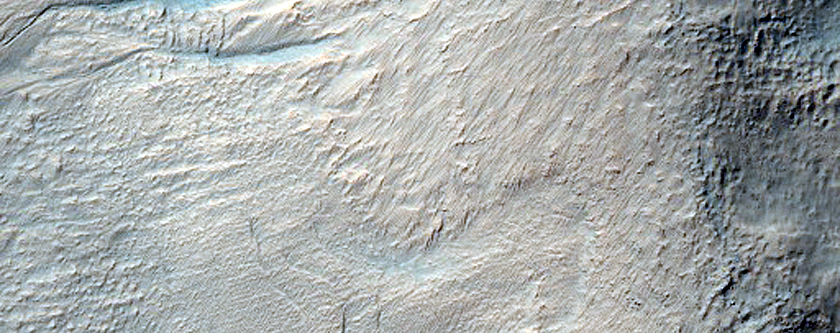 Steep Slopes of Crater near Copernicus Crater