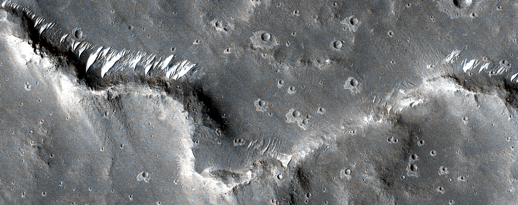 Sinuous Ridges in Elysium Planitia