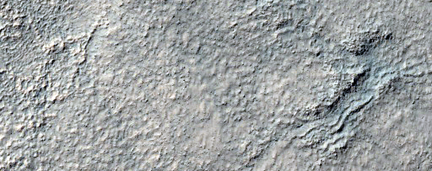 Channels in Highlands Crater