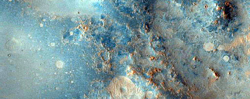 Cratered Terrain North of Syrtis Major