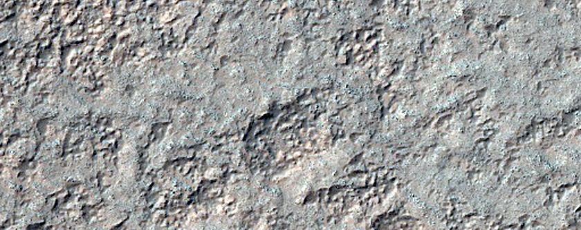 Ridges on Crater Floor in Southern Mid-Latitudes