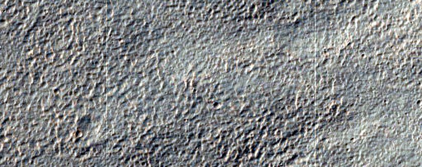 Channels and Collapsed Plains East of Hellas Planitia