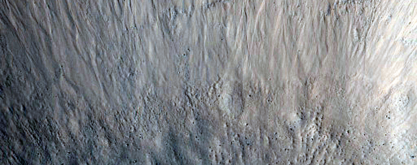 Crater with Steep Slopes