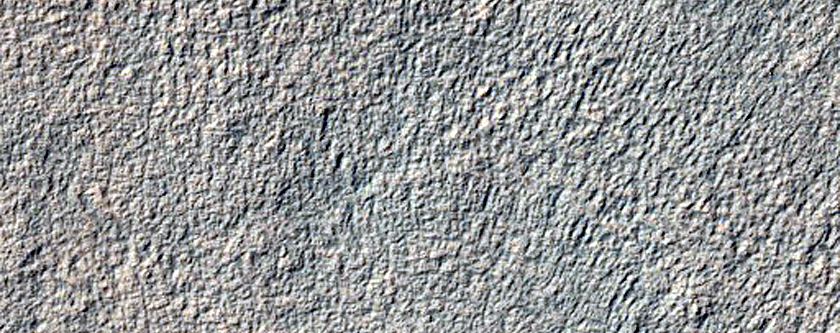 Crater in East Hellas Planitia