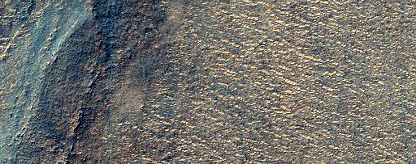 Layers in Mesa in Hellas Planitia