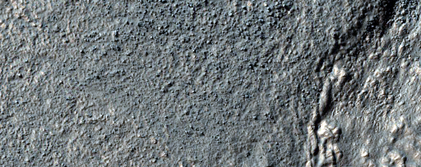 Ridges in Crater in Noachis Terra