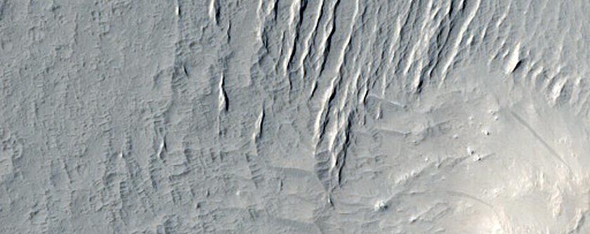 Terrain Southwest of Nicholson Crater