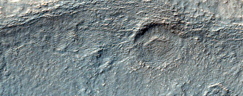 Ridges in Hellas Planitia