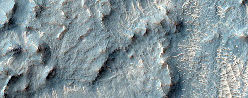 Crater Ejecta in Noachis Terra