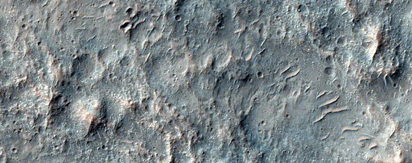 Fresh 1-Kilometer Impact Crater