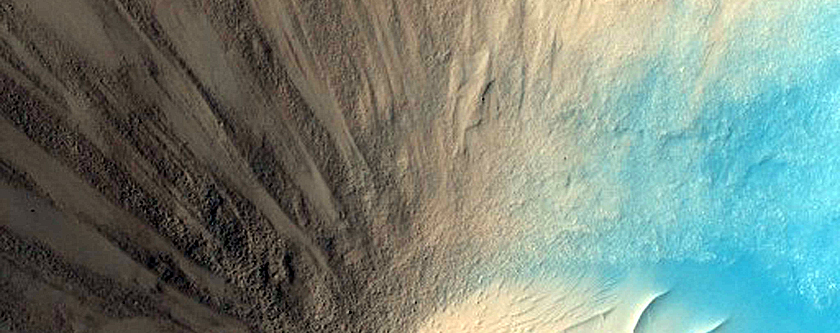 Crater with Steep Slopes
