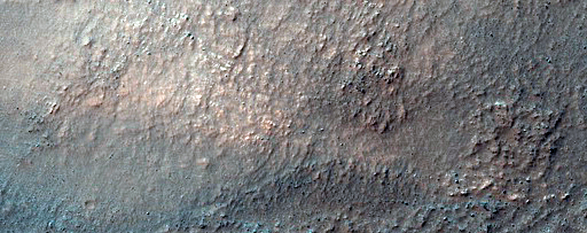 Olivine-Rich Ejecta of Crater near Argyre Planitia