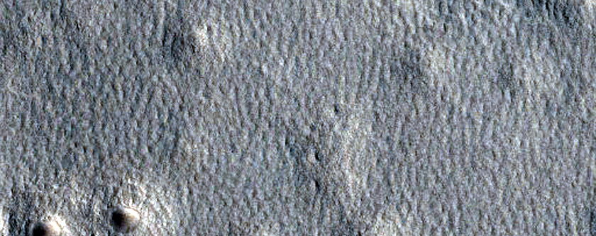 Crater Modification on Northern Plains