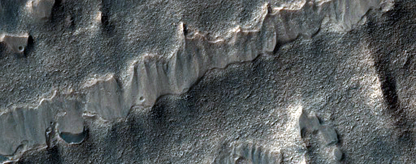 Monitor Slopes in East Melas Chasma