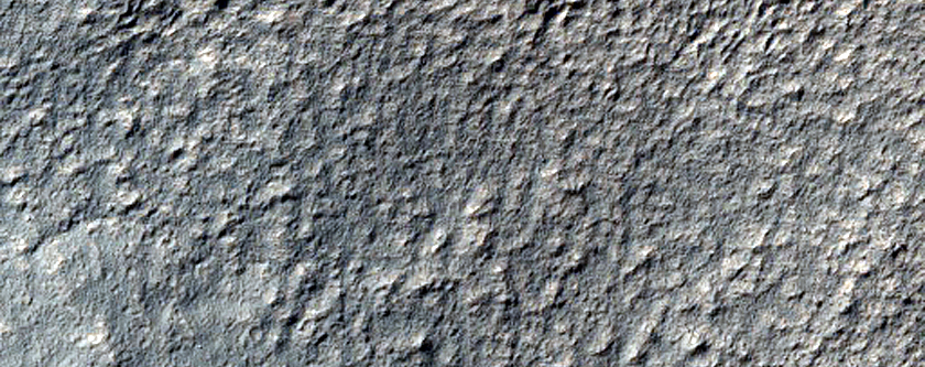 Flow Feature North of Reull Vallis