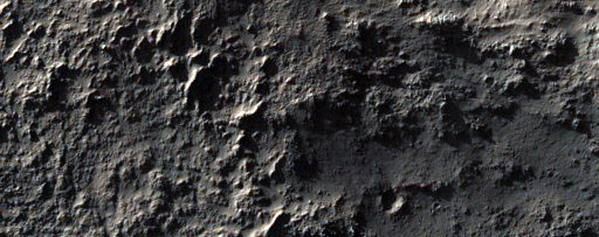 Massif Exposure North of Hellas Planitia