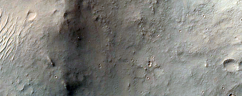 Fresh Crater from Oblique Impact