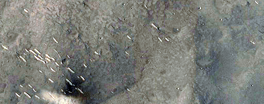 Fresh Impact Crater North of Isidis Planitia