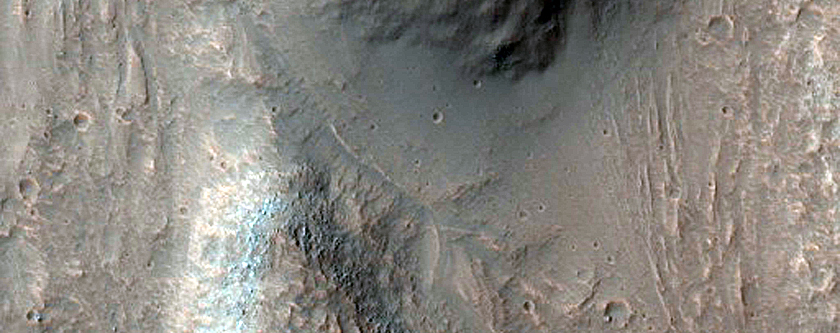 Alluvial Fans in Ganges Chasma