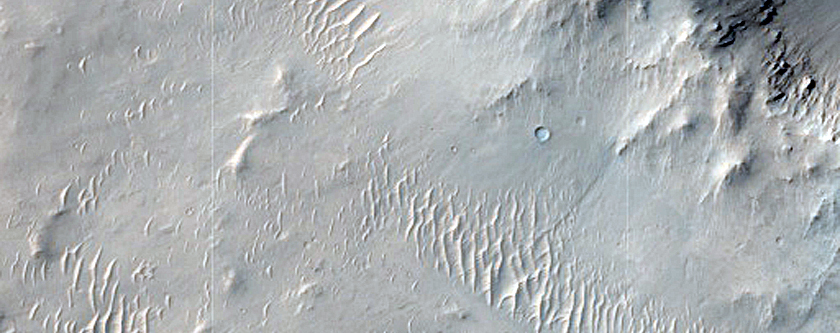 Crater Chain from Highly Oblique Impact