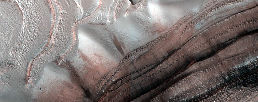 Central Chasma Boreale Scarp