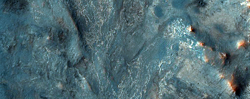 Eastern Exposure of Hargraves Crater Ejecta