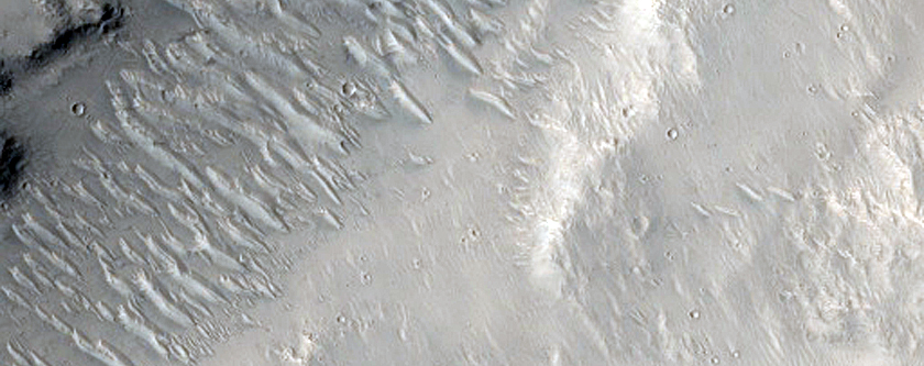 Channel East of Escalante Crater