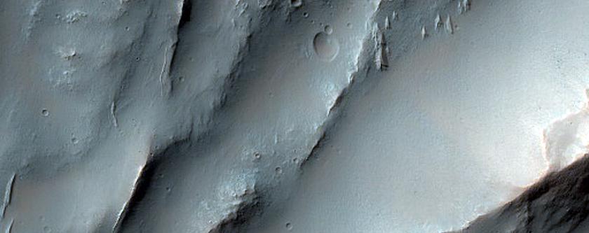 Crater Ejecta in Southern Mid-Latitudes