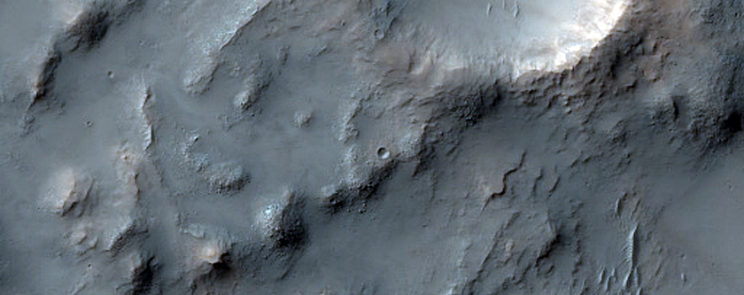Lava Mound in Noachis Terra