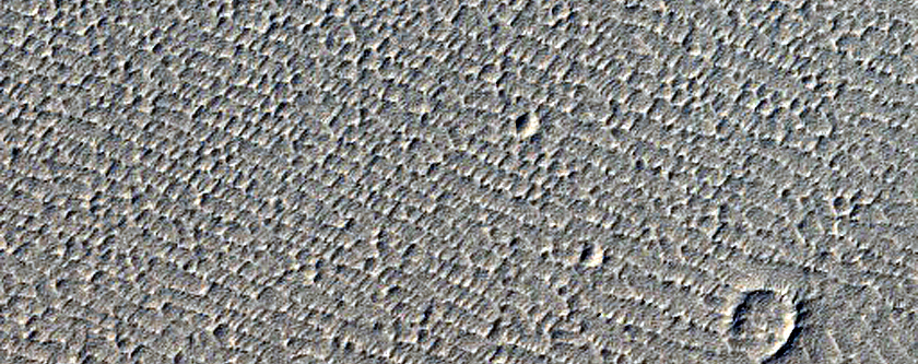 Candidate Recent Impact Site near Candor Chasma