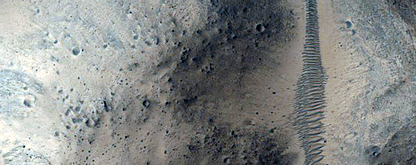 6-Kilometer Crater Exposing Stratigraphy