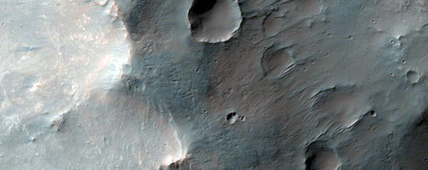 Impact Crater with Central Peak
