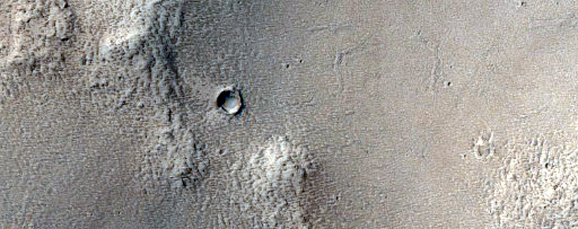Terrain West of Schiaparelli Crater