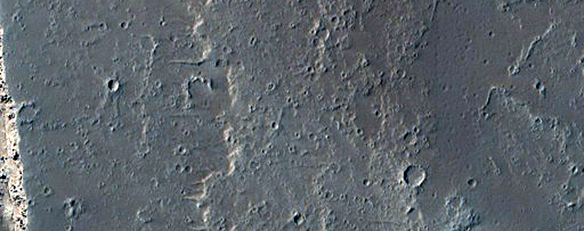Fractures East of Olympus Mons