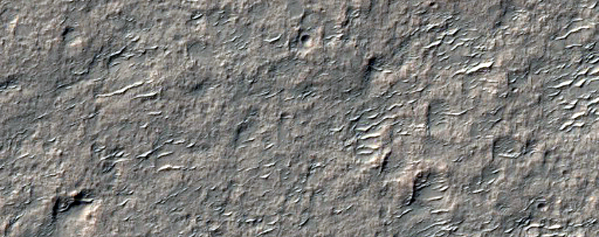 Circular Feature in Hesperia Planum