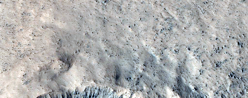 Crater with Steep Slopes