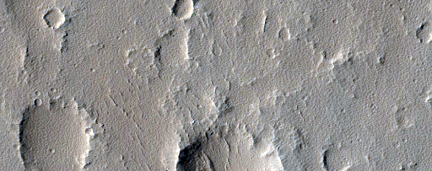 Double Craters in Tempe Terra