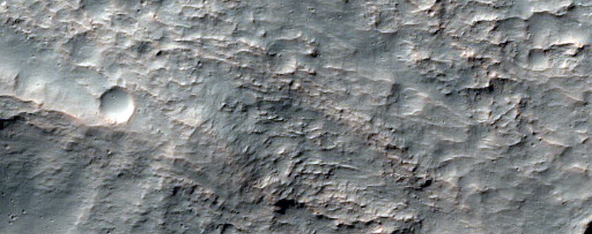 Fan in Impact Crater in Terra Sabaea
