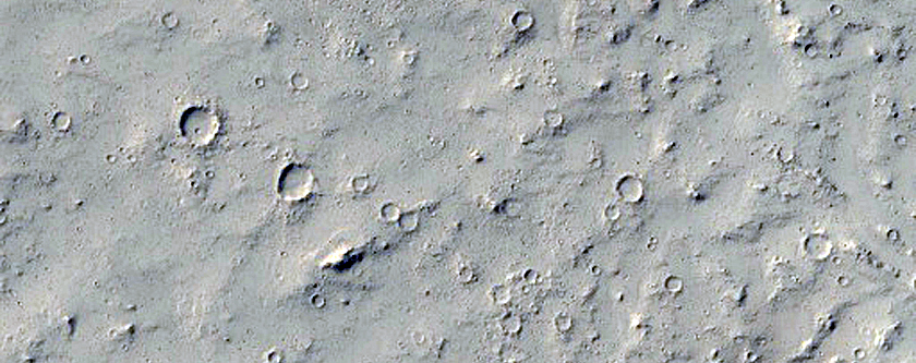 Ejecta Region of Small Impact