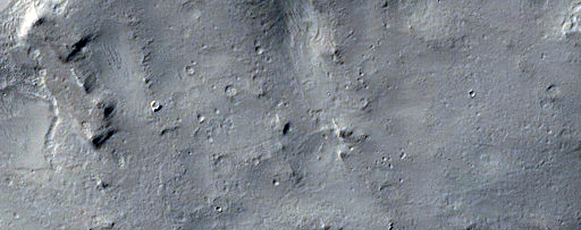 Proximal Ejecta of Small Crater