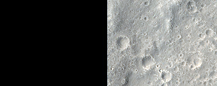 Mounds and Craters in Elysium Planitia