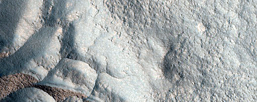 Pit in Northern Plains Crater