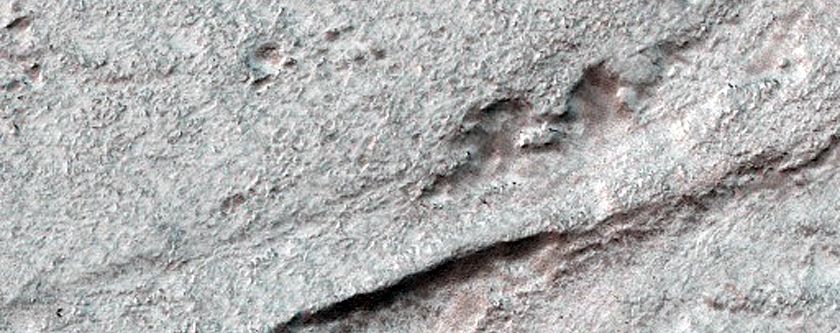 Fan-Shaped Feature in Southeast Hellas Planitia