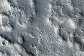 Layering in Rutherford Crater