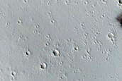 Candidate Recent Impact Site
