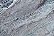 Gully Stratigraphy with Glacial Deposits