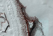 Monitoring of South Polar Residual Cap