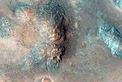 Crater with Steep Slopes