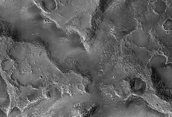 Fractured Blocks on a Crater Floor